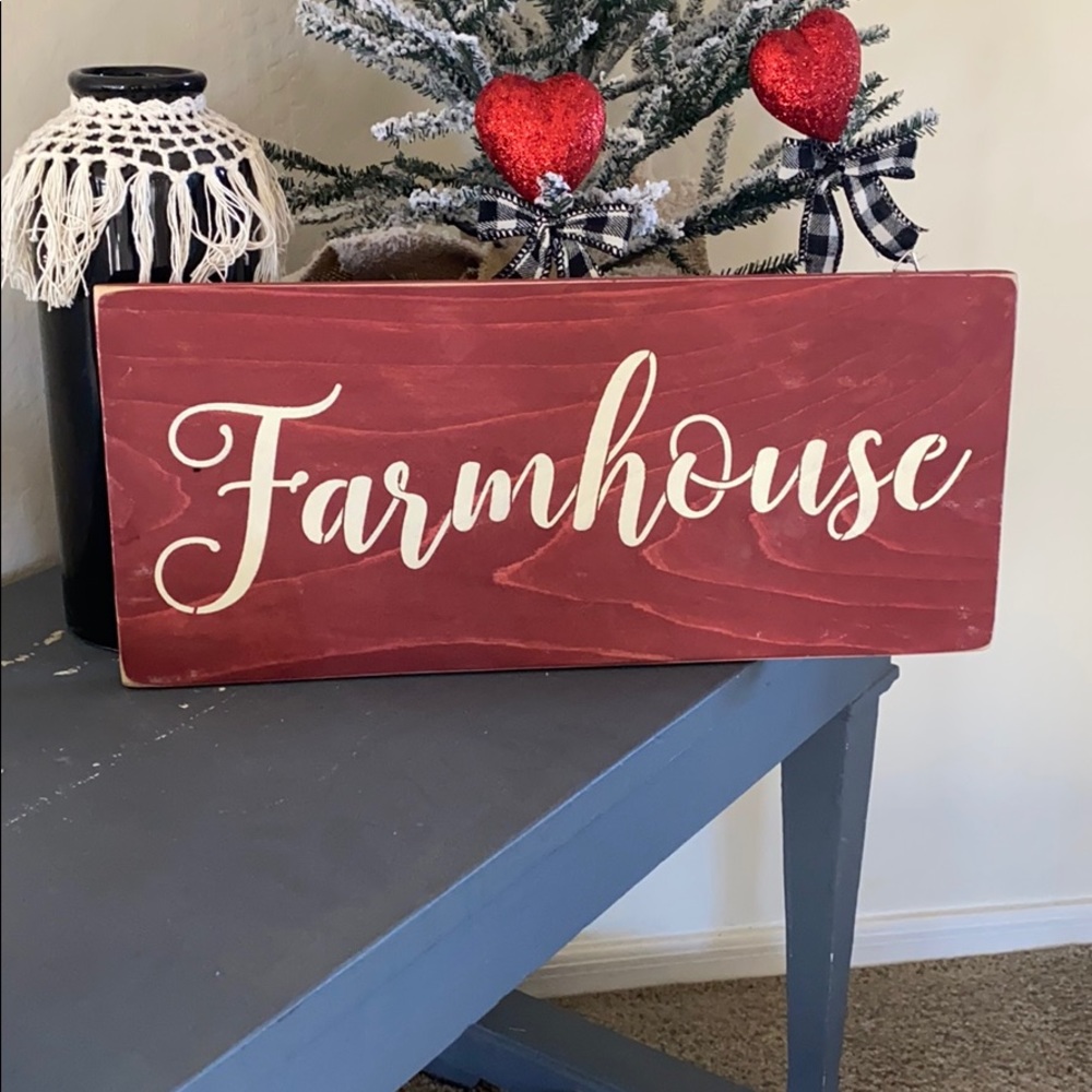 Farmhouse sign - Picture 3 of 3